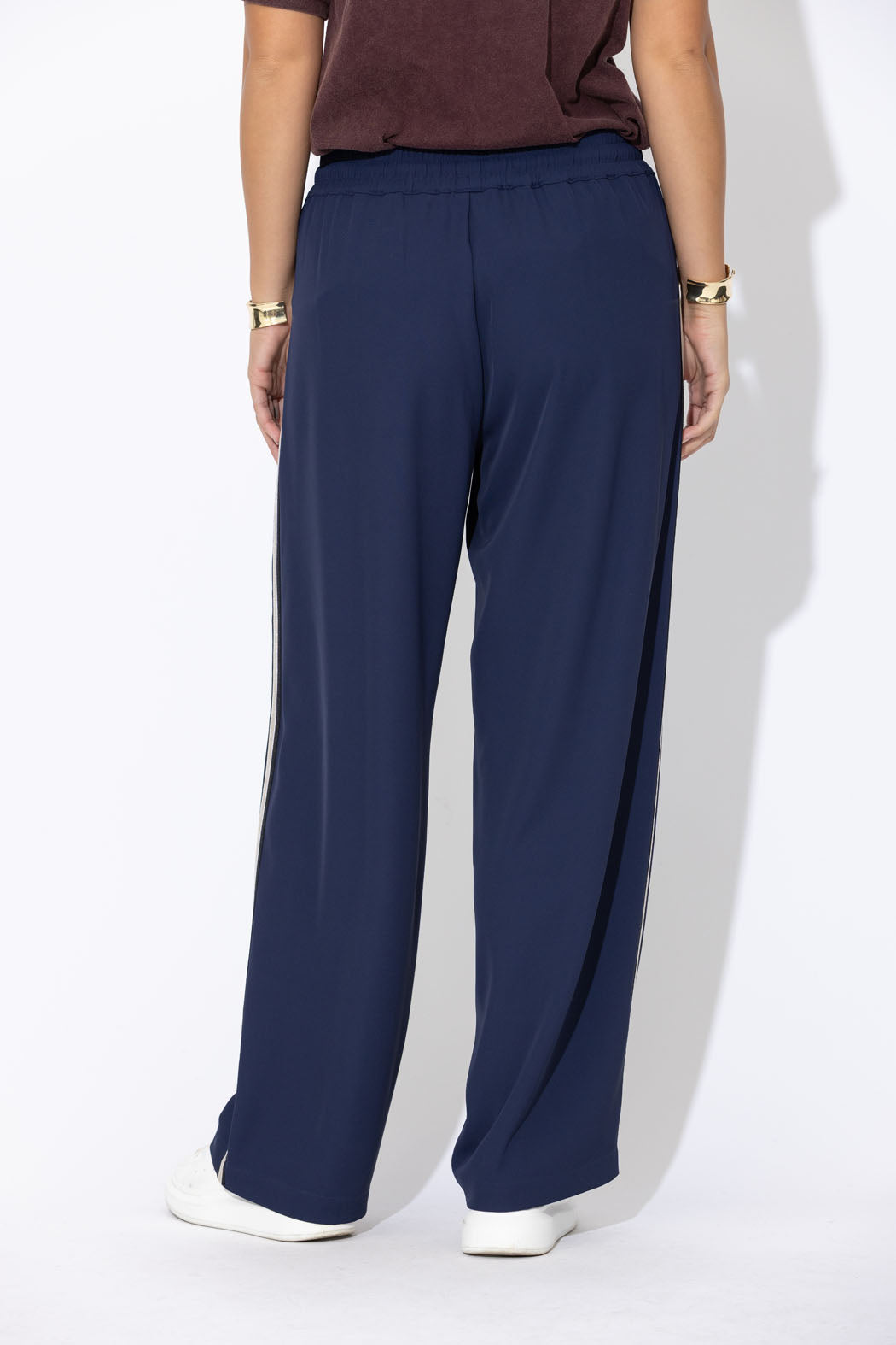 Navy Euro Pintuck Sport Pant