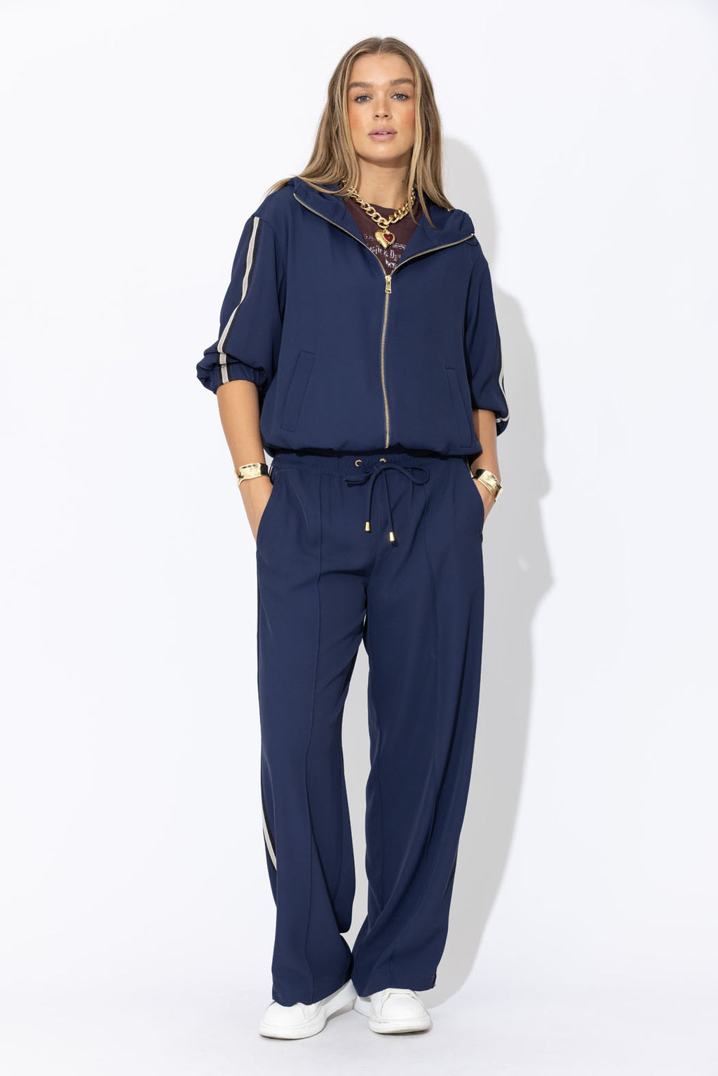 Navy Euro Sport Jacket