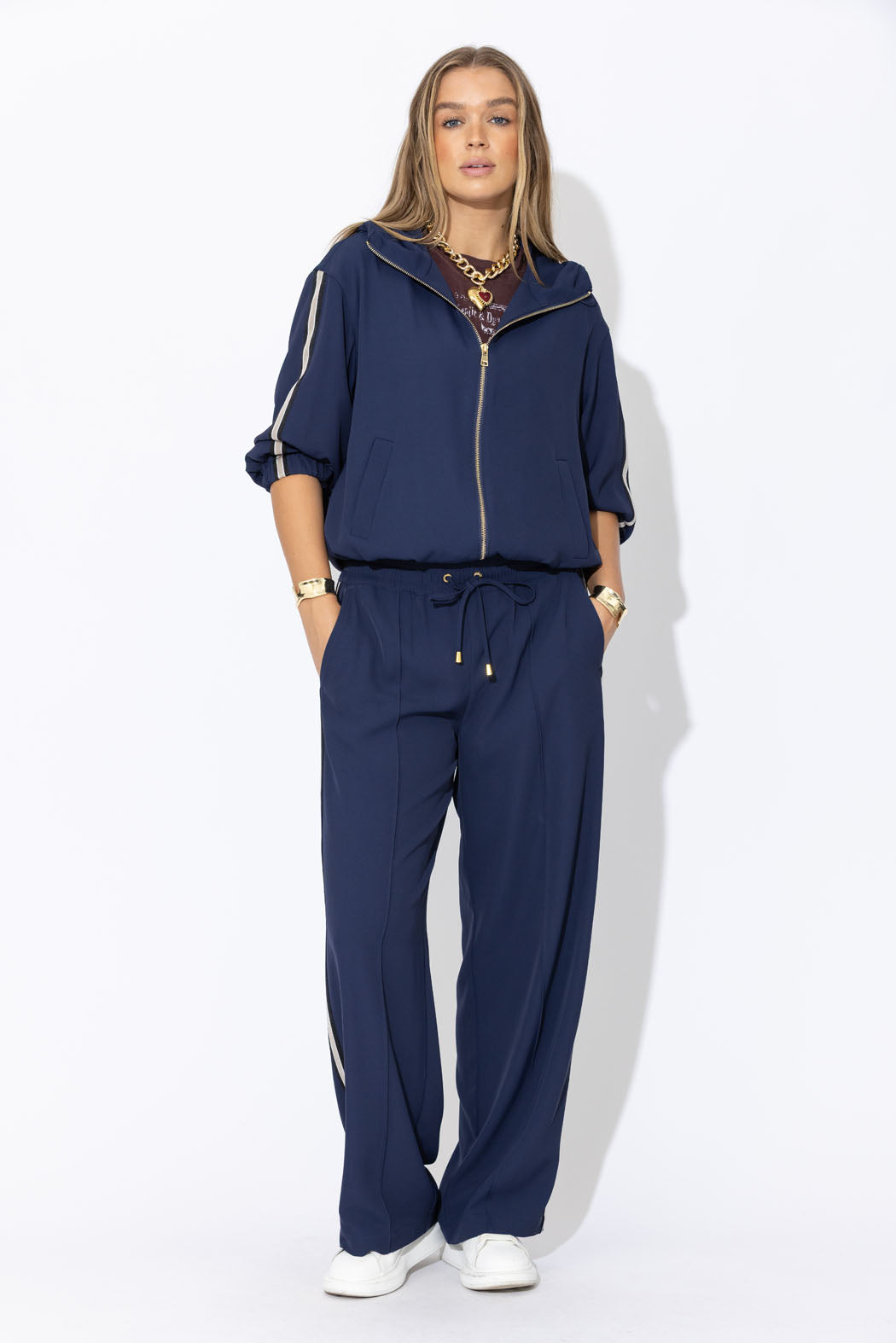 Navy Euro Sport Jacket