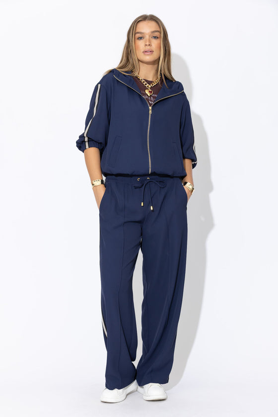 Navy Euro Sport Jacket