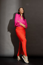 Deep Pink Femme Blogger Shirt Pink