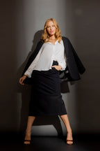 White Midi Asana Shirt