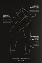 Black Coated Miracle Pants