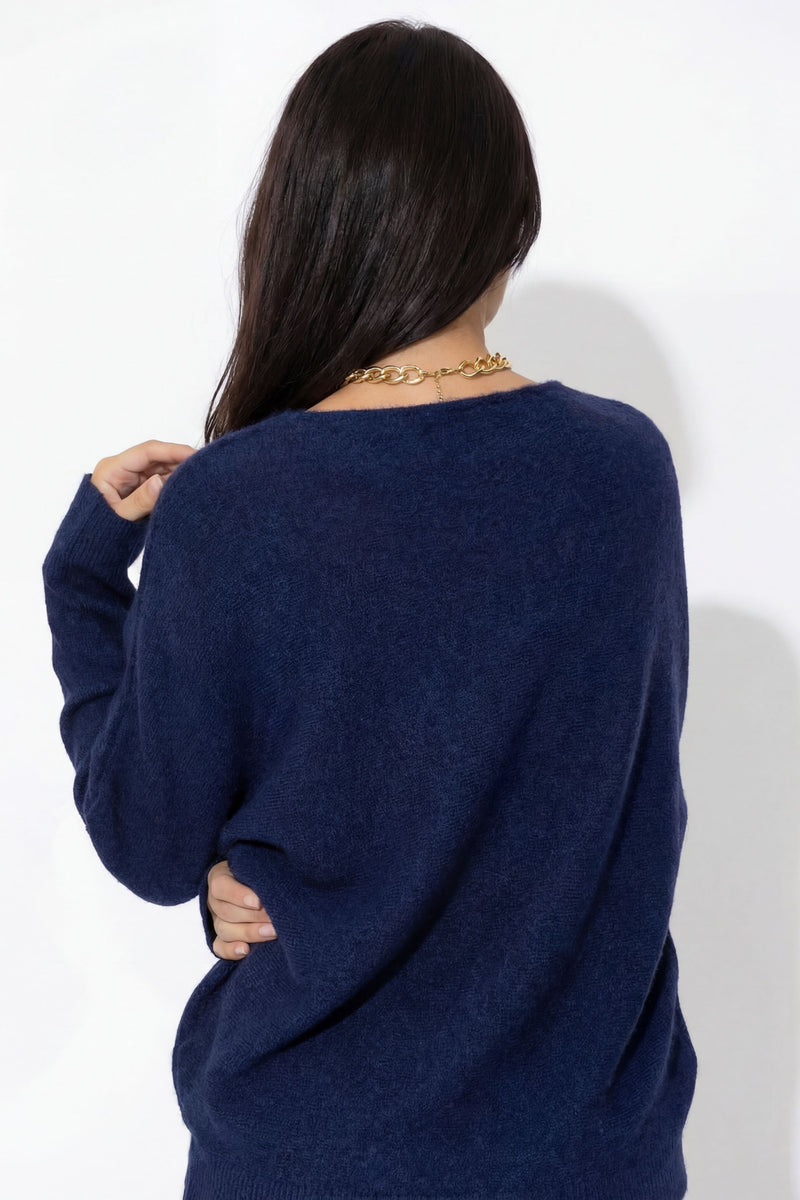 Navy Milan Jumper