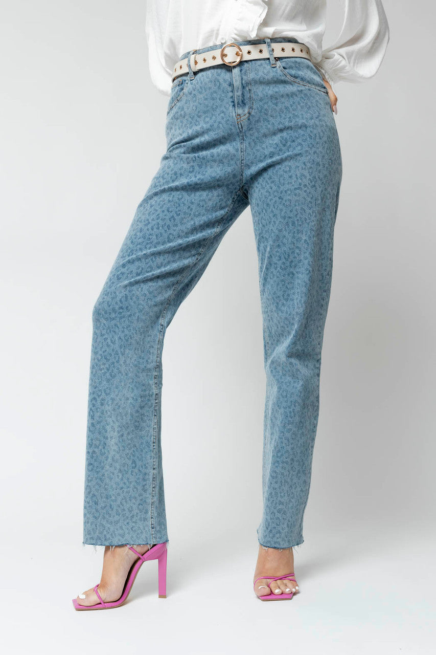 Light Chambray Animal Jean