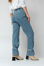 Light Chambray Animal Cargo Jeans