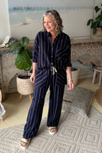 Navy Linen Everyday Shirt
