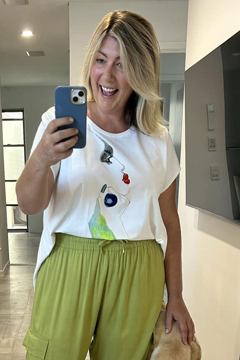 White Empowered T Shirt