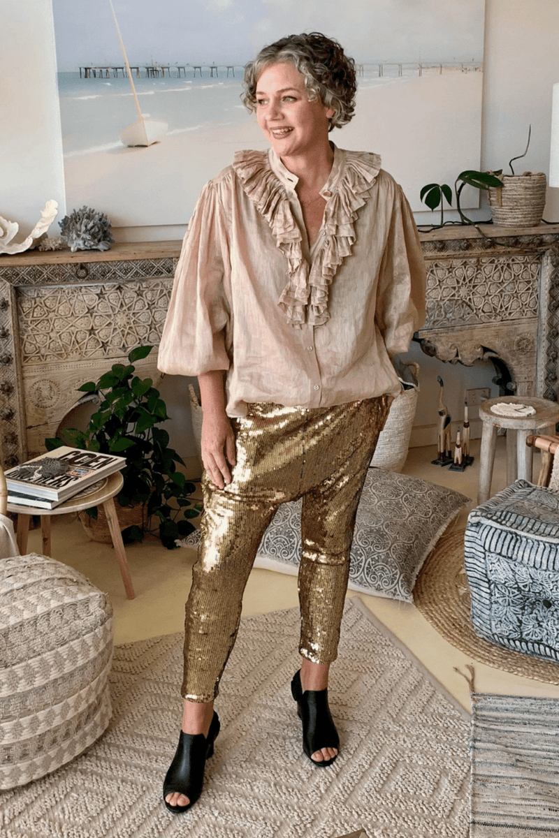 Gold Sequin Droppie - NT