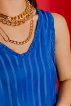Cobalt Frill Cami