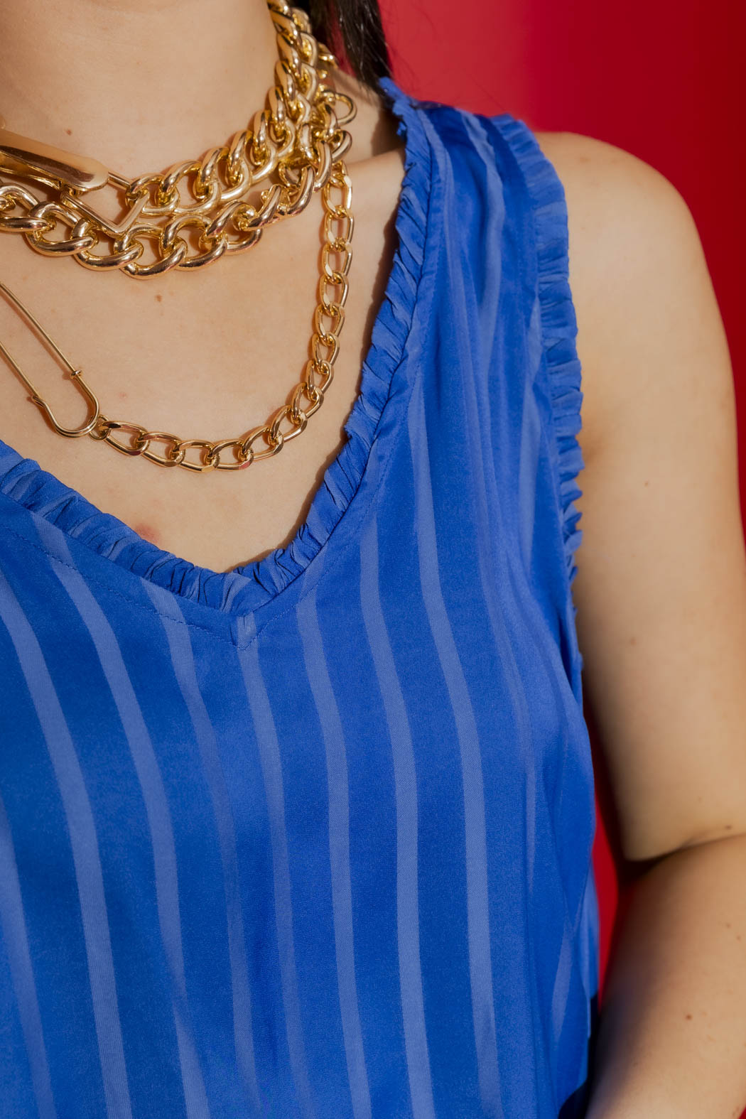 Cobalt Frill Cami