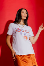 White Washed Love Tee