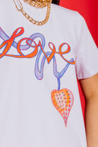 White Washed Love Tee