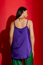 Purple Silky Effortless Cami