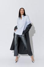 Blue/White Milan Blogger Shirt