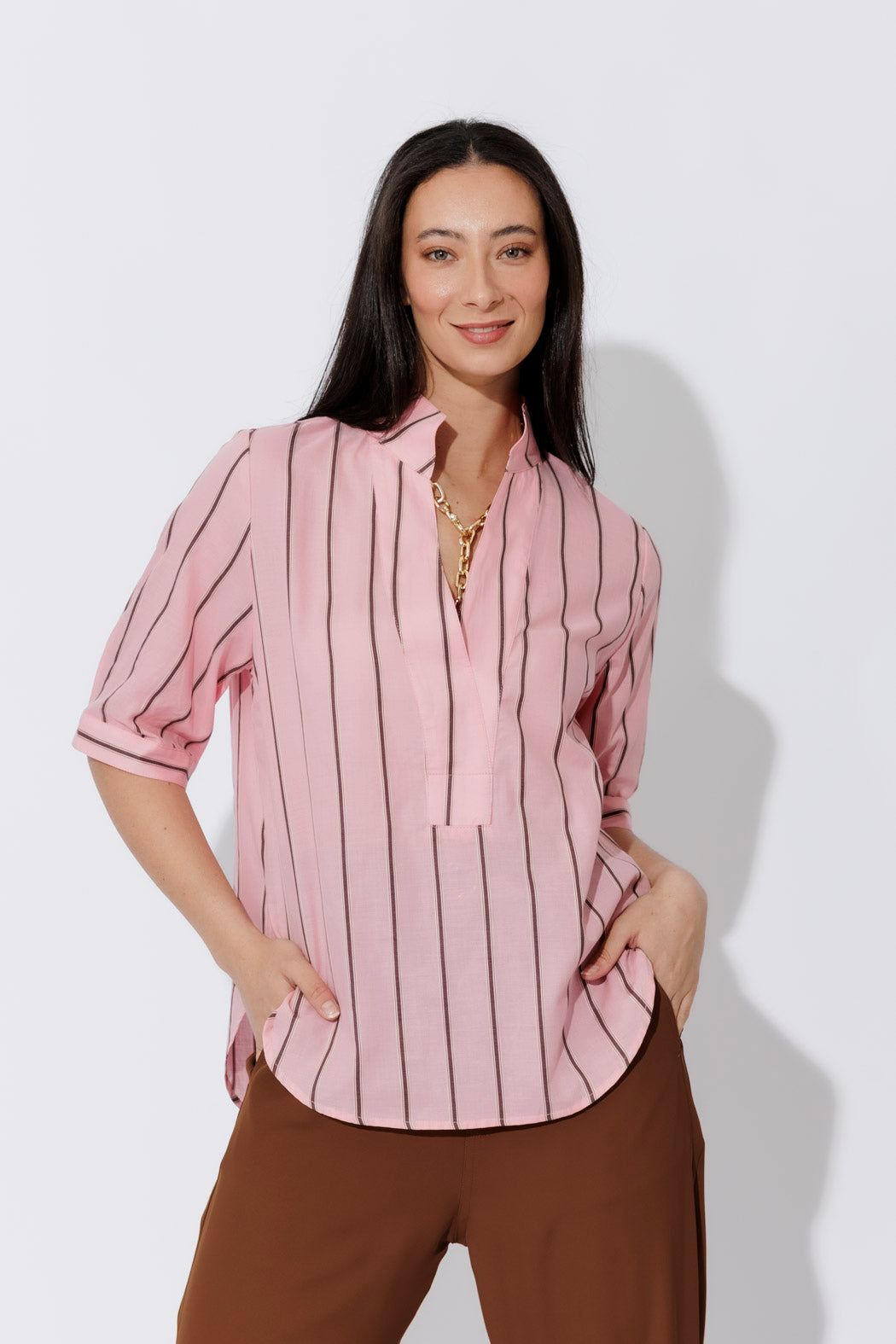 Pink Cotton Blogger Shirt