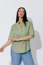 Sage Cotton Blogger Shirt