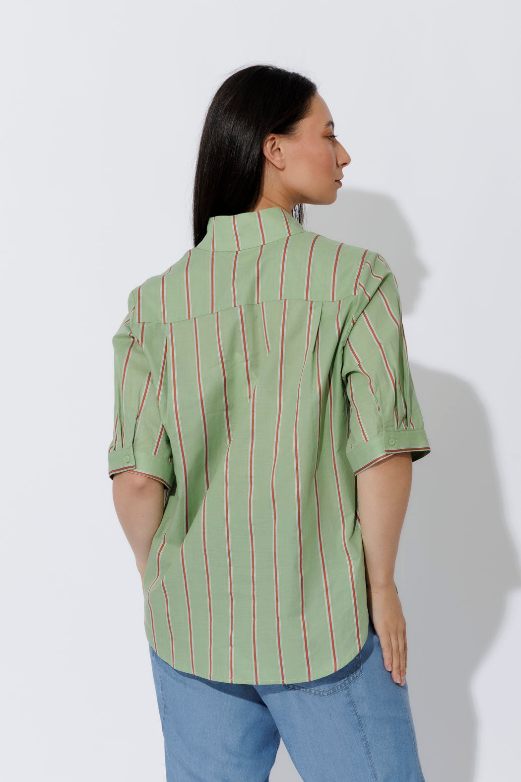 Sage Cotton Blogger Shirt