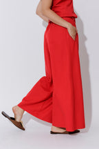 Red Pinstripe Cosmopolitan Pant