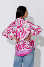 Pink/Ivory Milan Blogger Shirt