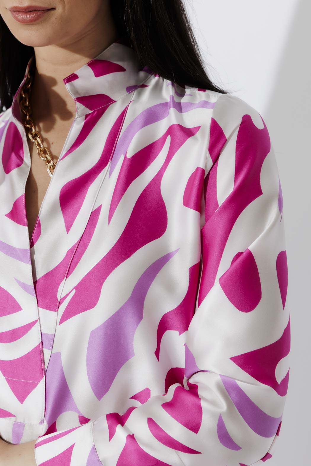 Pink/Ivory Milan Blogger Shirt