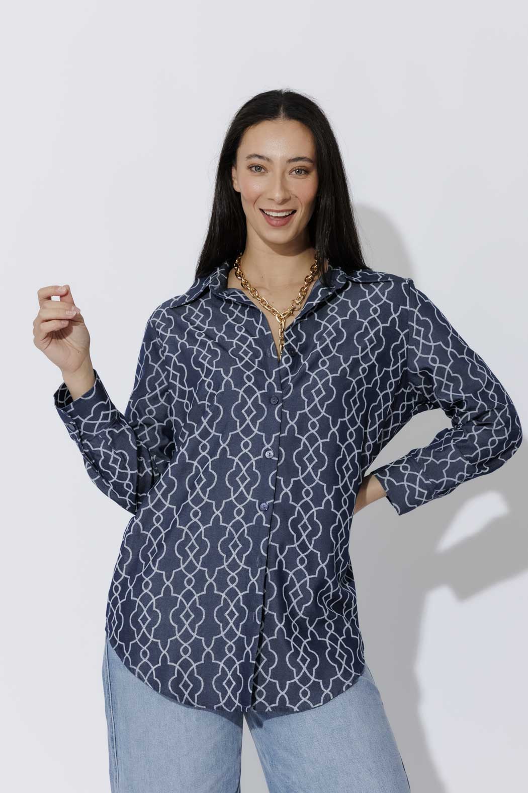 Dark Denim Classic Shirt