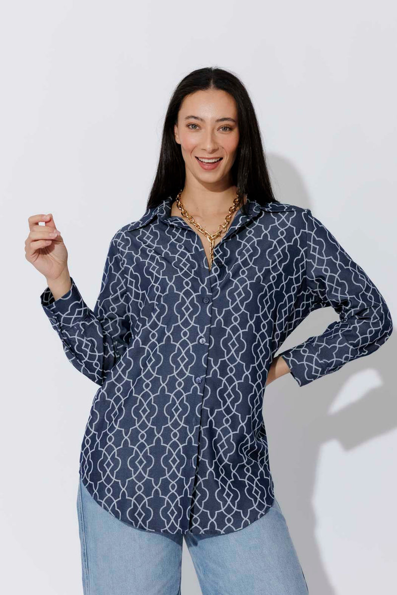 Dark Denim Classic Shirt