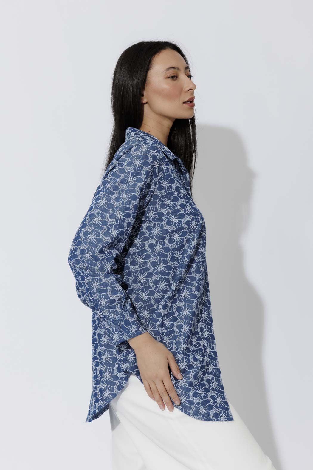 Mid Denim Classic Shirt