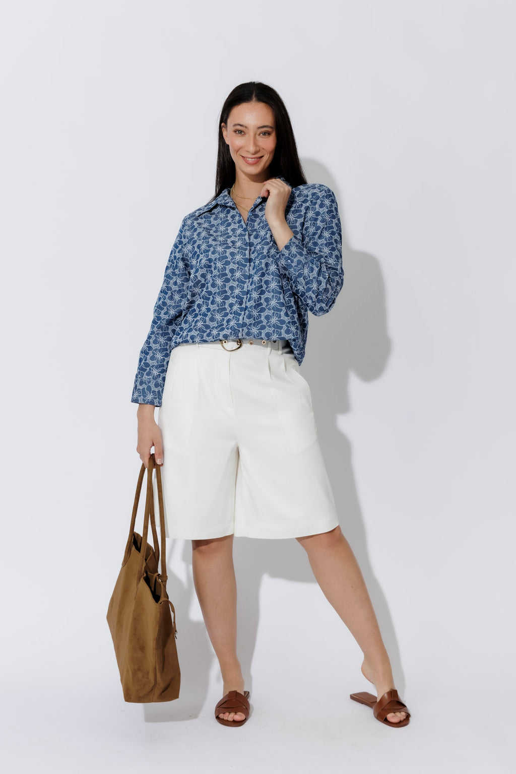 Mid Denim Classic Shirt