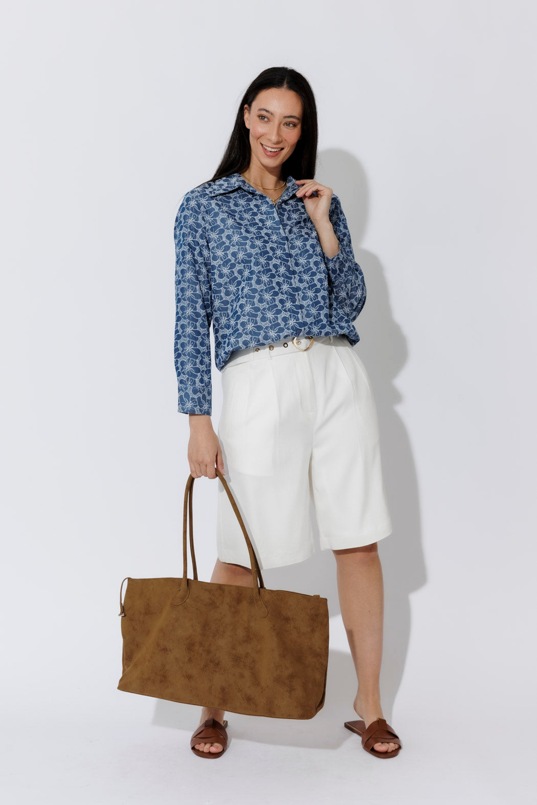 Mid Denim Classic Shirt