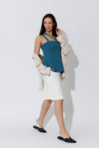 Teal Knit Astra Top