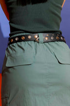 BLACK STUDDED BELT