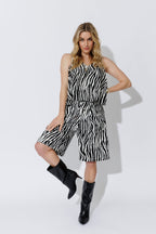 Black/White Bell Cami