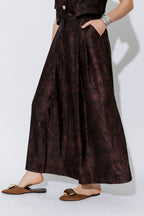 Deep Plum Wide Leg Culotte