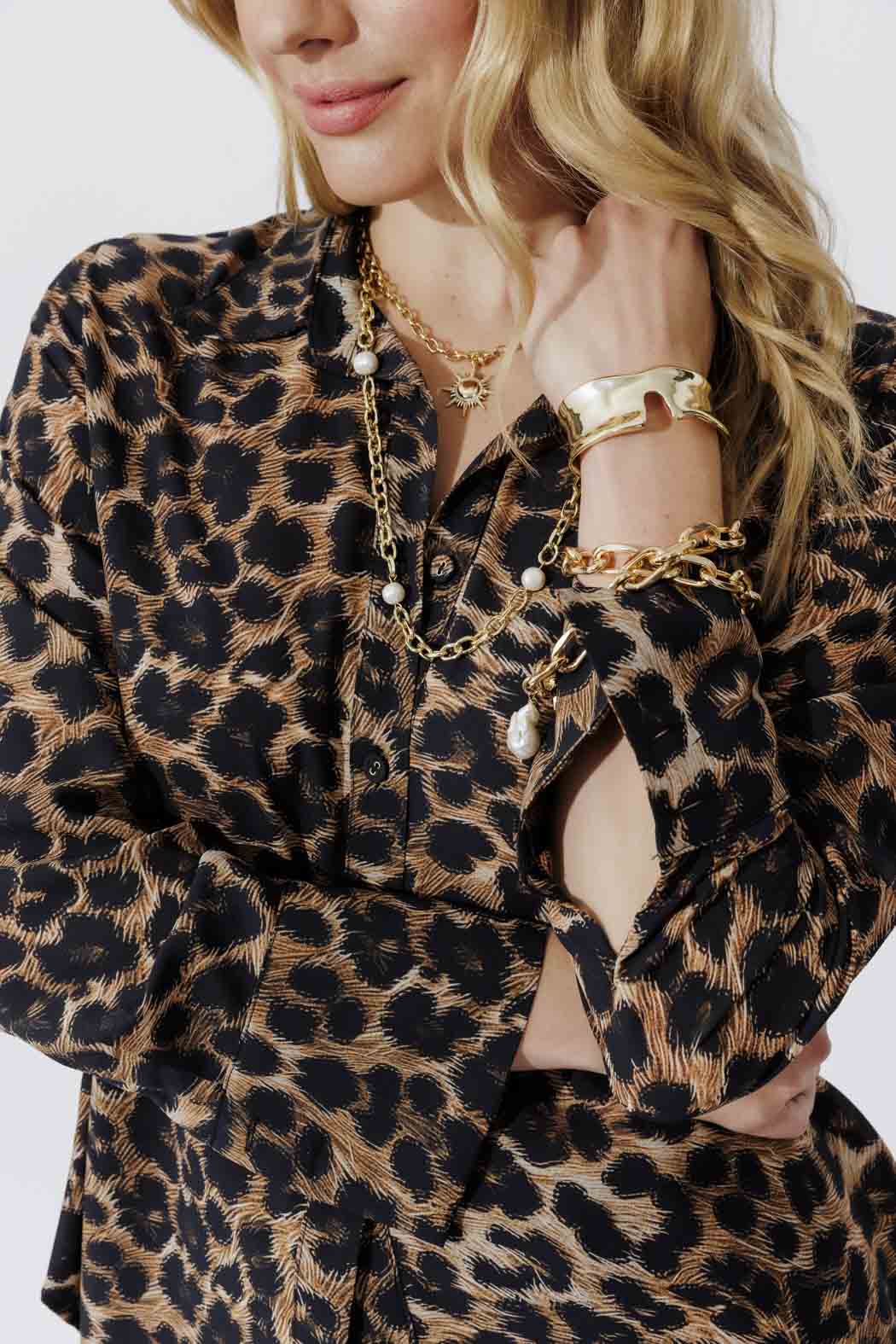 Leopard Asana Shirt