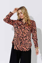 Zebra Double Button Shirt