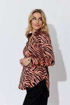 Zebra Double Button Shirt