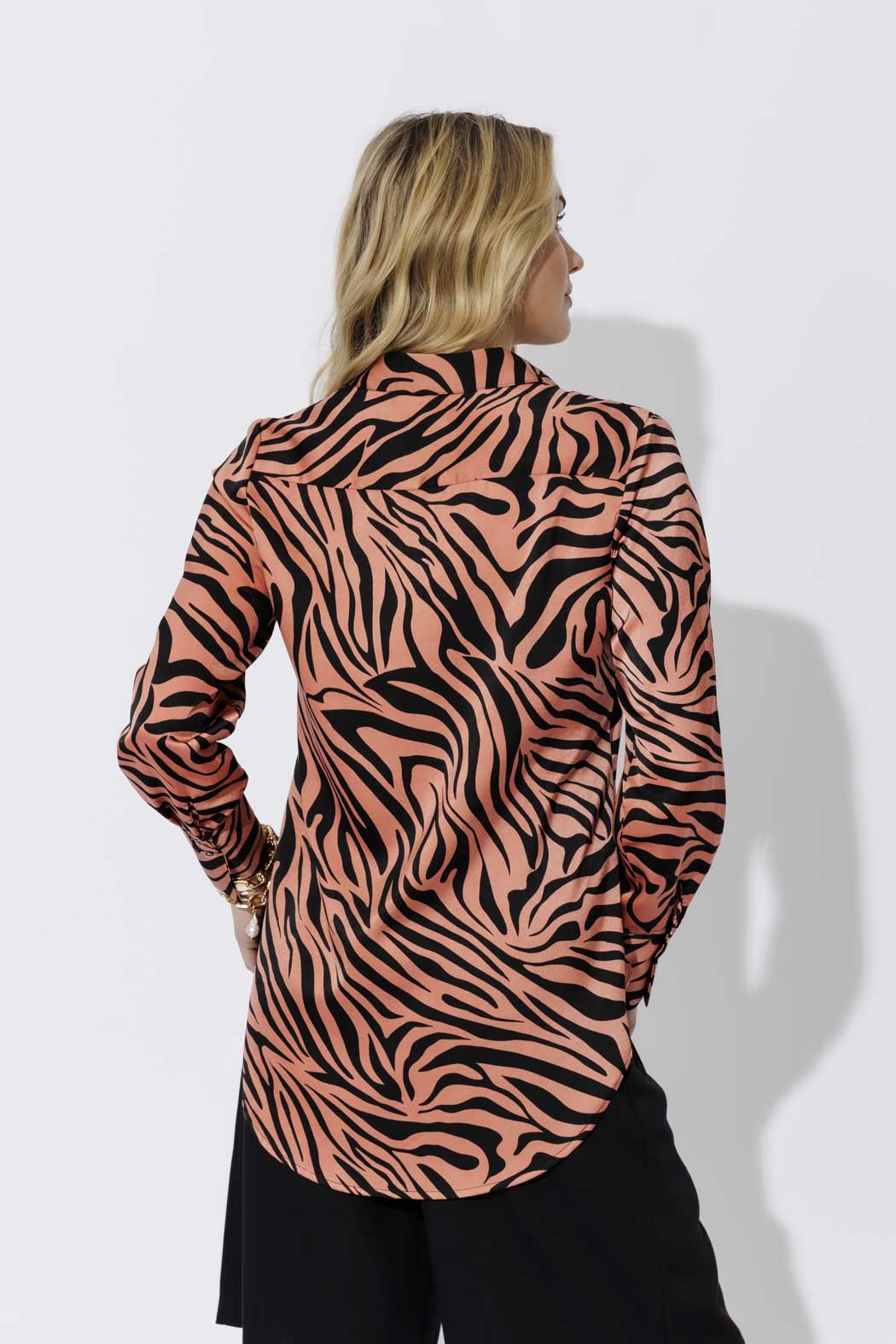 Zebra Double Button Shirt