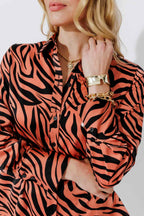 Zebra Double Button Shirt