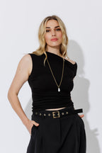 Black Tencel Eve Top