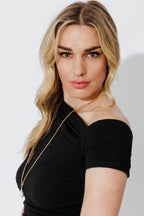 Black Tencel Eve Top