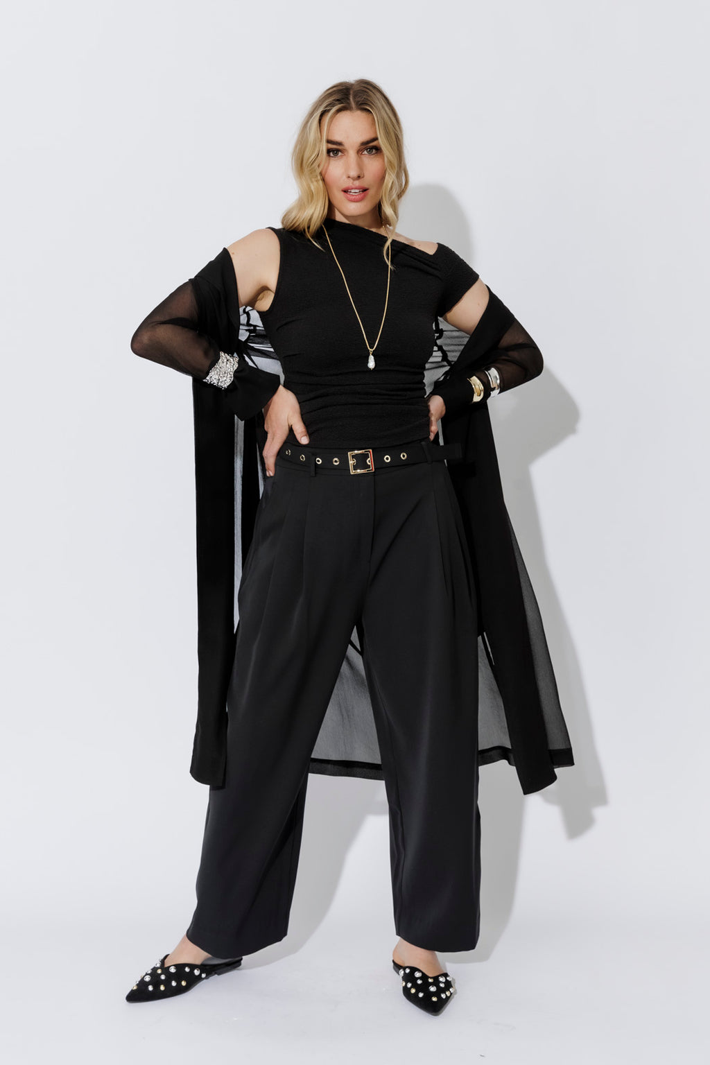 Black Tencel Eve Top