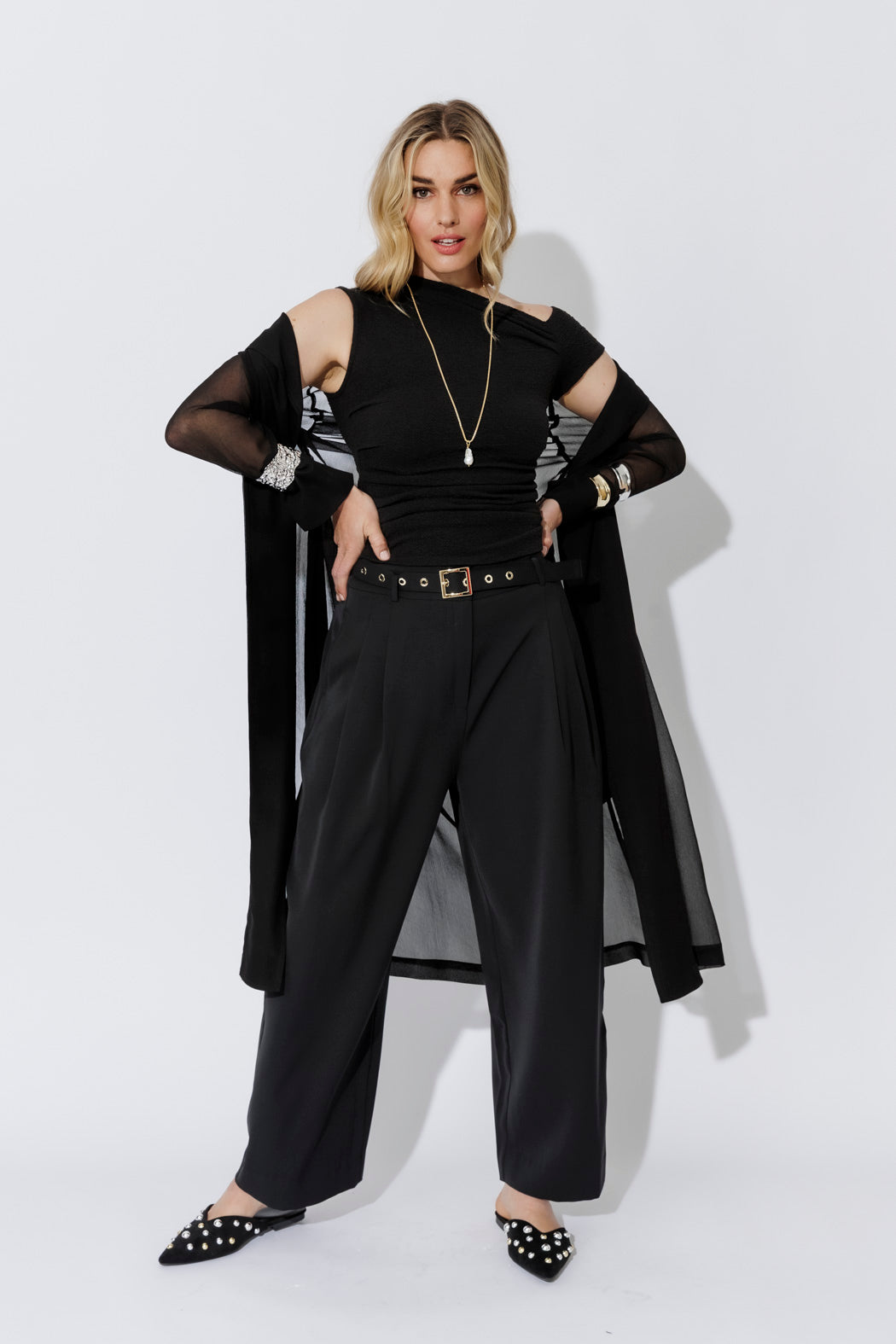 Black Tencel Eve Top