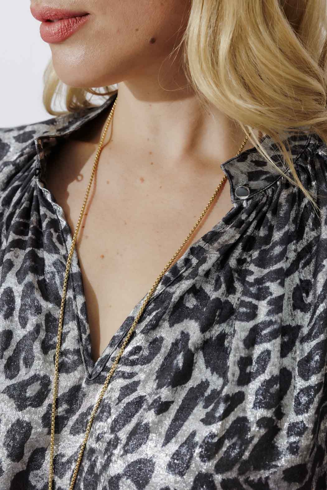 Silver Athena Blouse