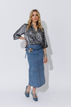 Silver Athena Blouse