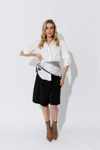 White Silky Asana Shirt