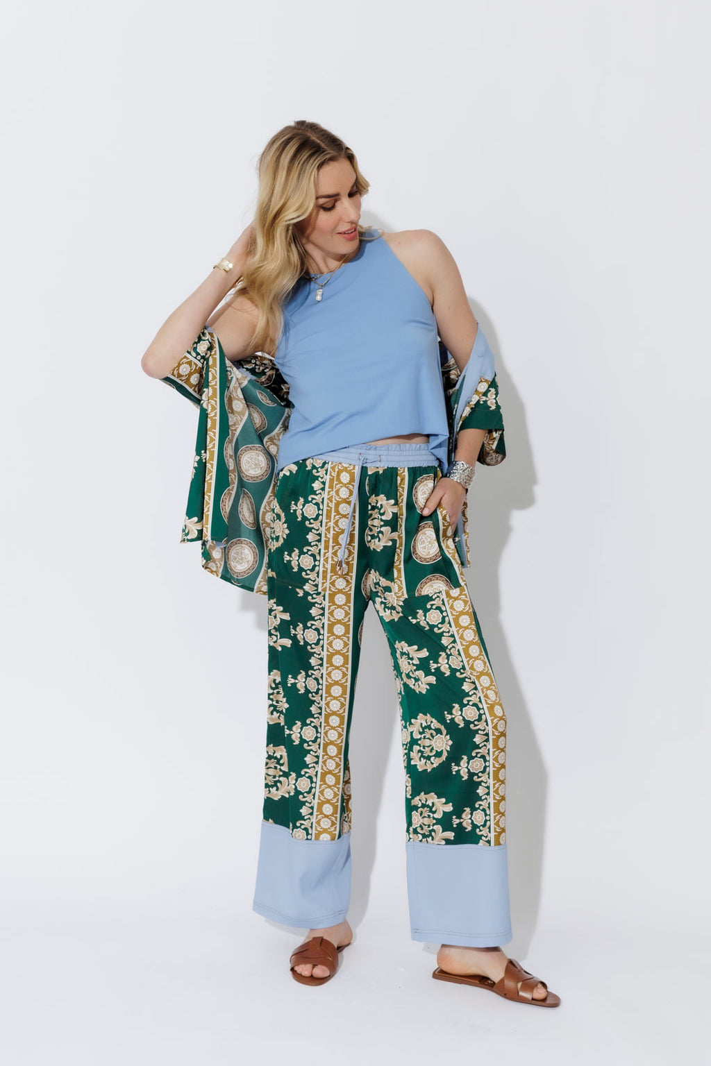 Cornflower Tencel Flippy Cami