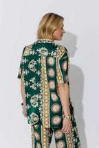 Green Contrast Shirt