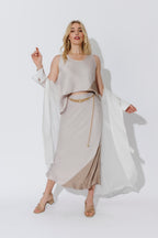 Champagne Contrast Bias Cami