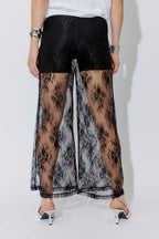 Black Lace Pant